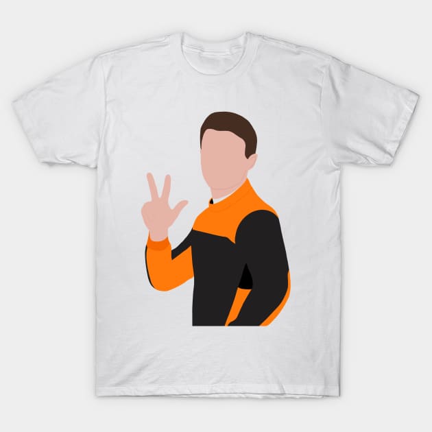 Lando Norris - P3 Imola Qualifying T-Shirt by emstanden25